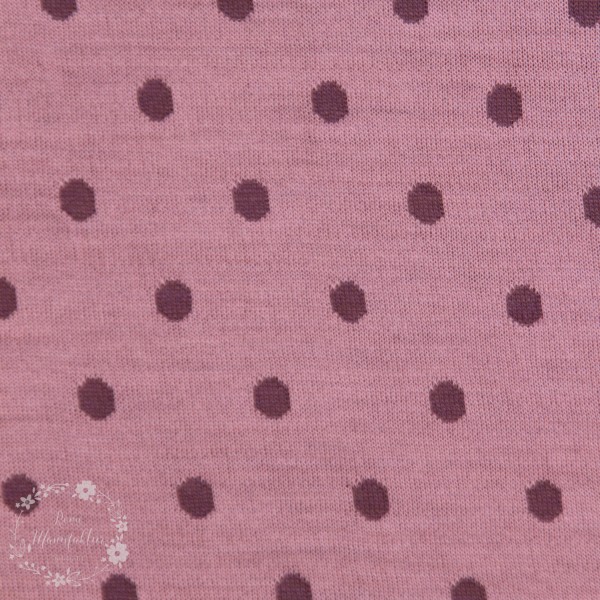Doubleface-Uld-Jacquard "Prikker"