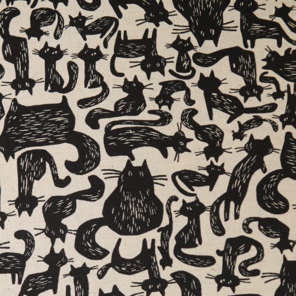 Canvas fra KOKKA “Tréfle - Cats Black & White“