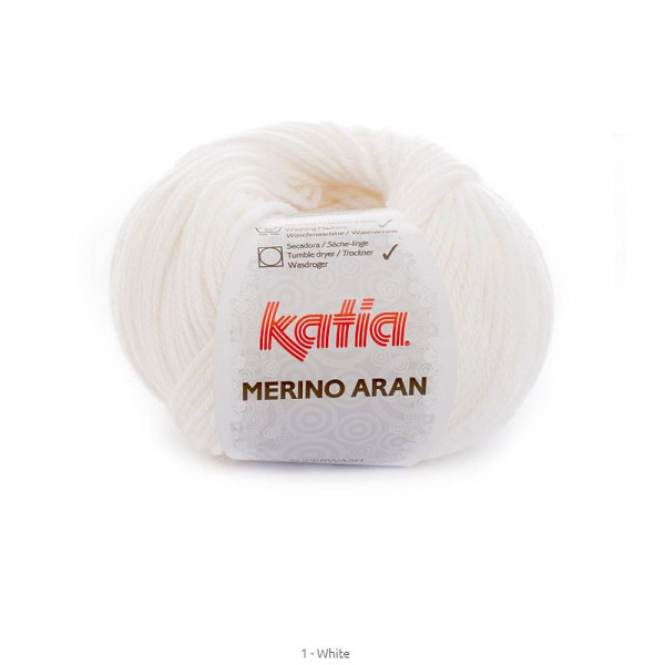 Merino Aran Superwash Kollektion 100g