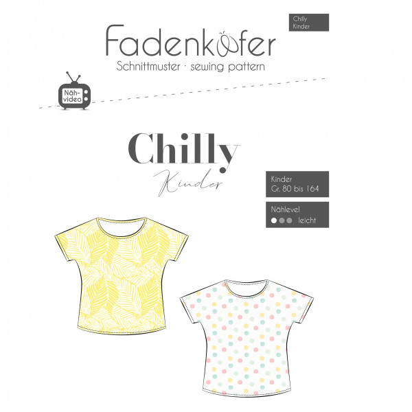 Papierschnittmuster "Chilly" Kinder Gr. 80 - 164