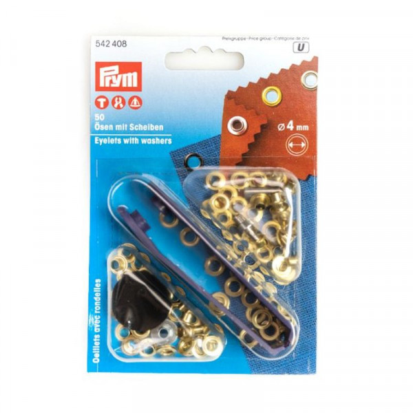 Prym Snøreringe kollektion 4mm - 50 stk