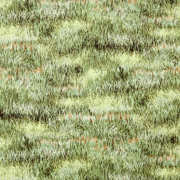 Bomuld "Hidden Valley - Green Gras" by Kevin Daniel