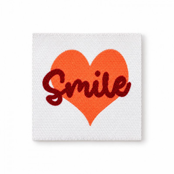 Label "Smile" 35 x 35 mm