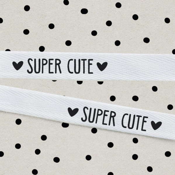 1m Flad Hoodie-Snor "Super Cute"