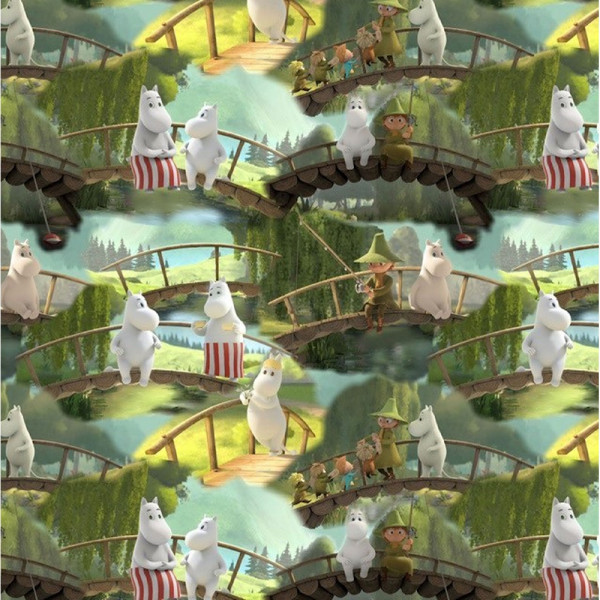 Bomuldsjersey "Moomin" 112