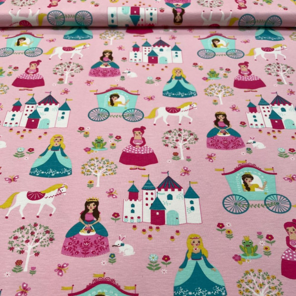 1 m Baumwolljersey "Meine kleine Prinzessin"
