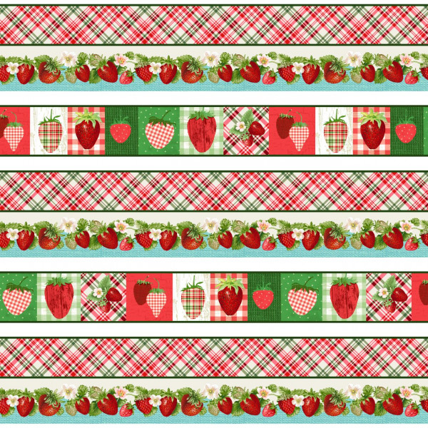 Bomuld "Berry Besties" 2268-86 Multi