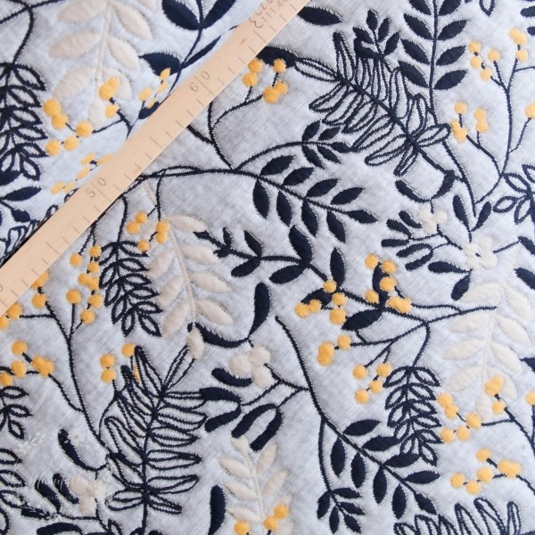 BIO-Jacquard "Blomst eng"