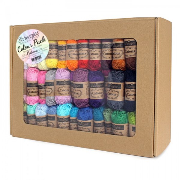 Scheepjes "Catona Colour Pack" 109 x 10g