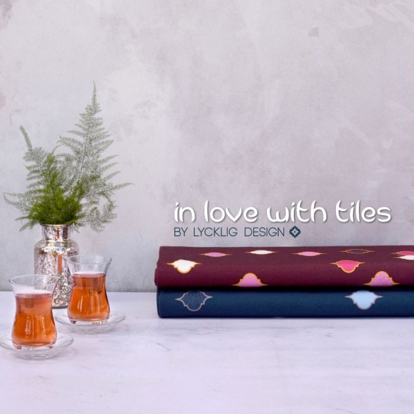 Viscose-Jersey kollektion "In love with Tiles" by Lycklig Design