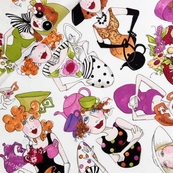 Bomuld “Ladies Tea“ The Ladies by Loralie
