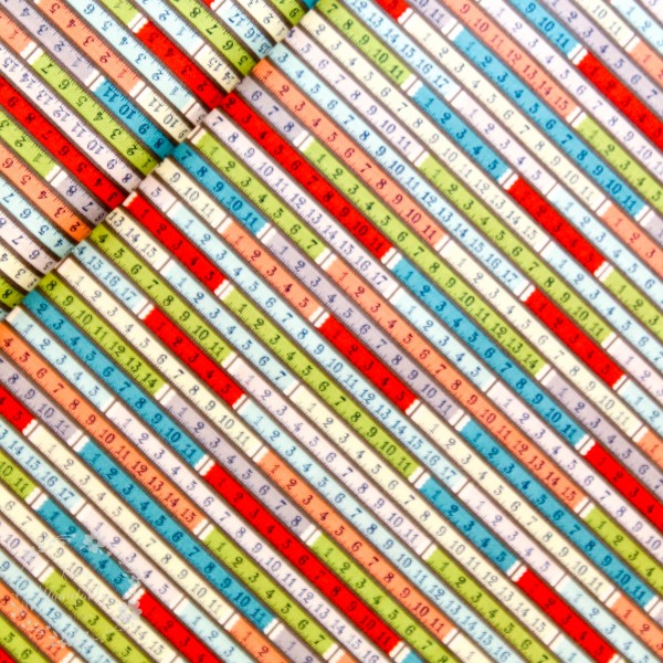 Bomuld “Sewing Room - measuring tape" by Amanda Murphy