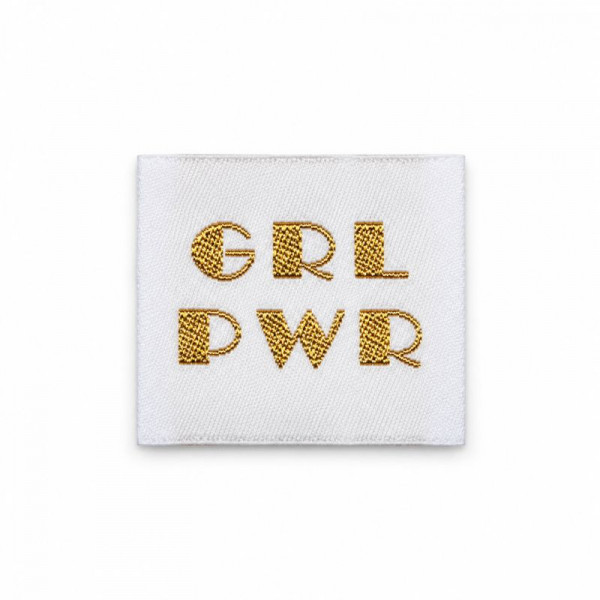 Label "GRL PWR" 35 x 35 mm