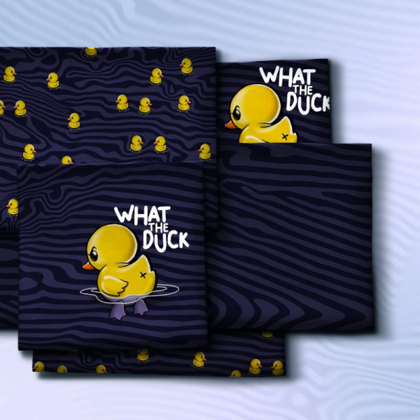 French Terry "What the duck" Minis