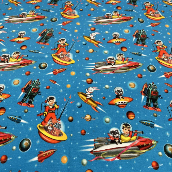 50 cm French Terry “Space Kids“