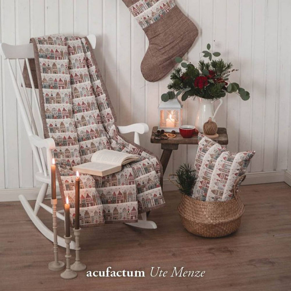 Baumwollstoff "Weihnachtsstadt" von acufactum