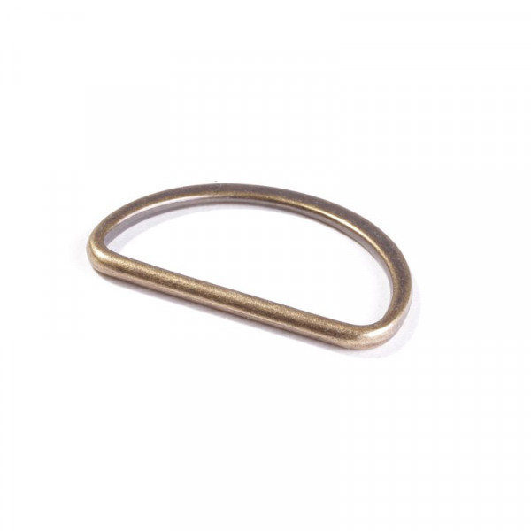 40mm D-Ringe messing