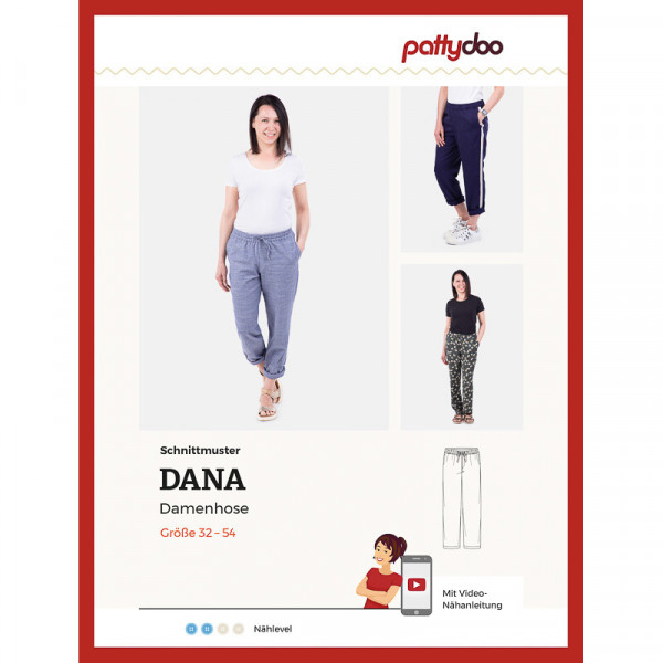 Snitmønster Dame Bukser "Dana" by pattydoo str...