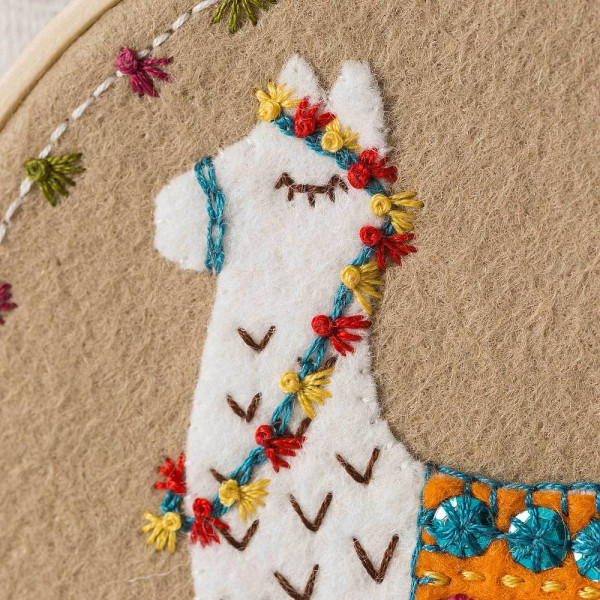 Stickpackung "Llama" von Corinne Lapierre