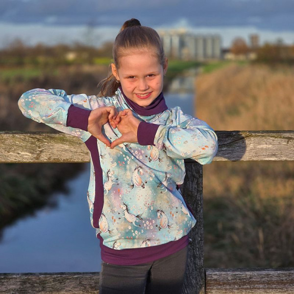 Bomuldsjersey "Nils" Heste