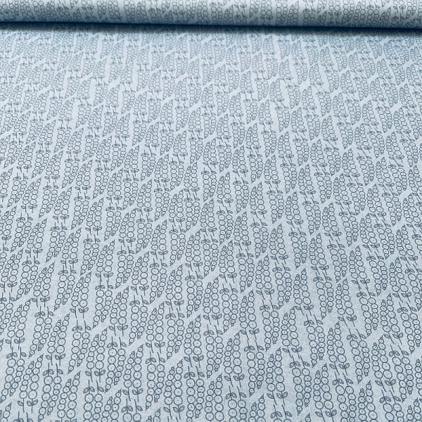 Bomuld "Fairy Garden" blue