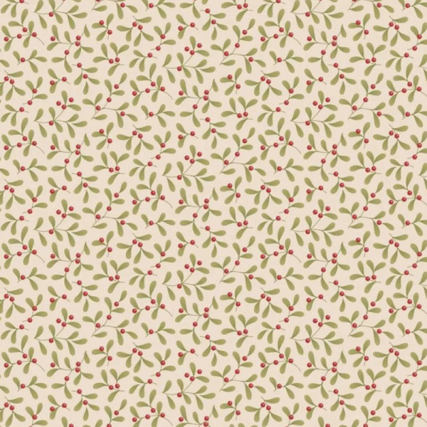 Bomuld "Mistletoe Cream" Tilda's Merry little...