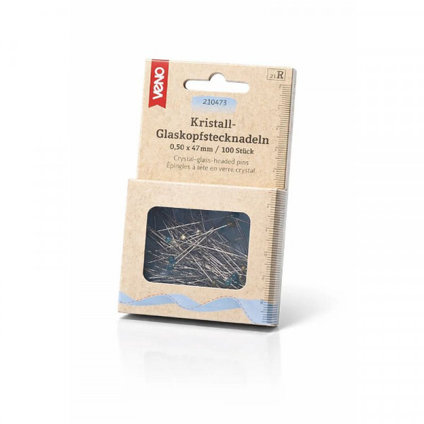Krystal-Glashovenålæe 0,50 x 47 mm (100 stk.)
