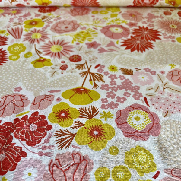 Baumwollstoff "Prickly Pear - Blumen" von Figo Fabrics