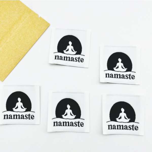 Label "Namaste" 35 x 35 mm