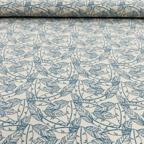 Bomuldsjersey "Løv"