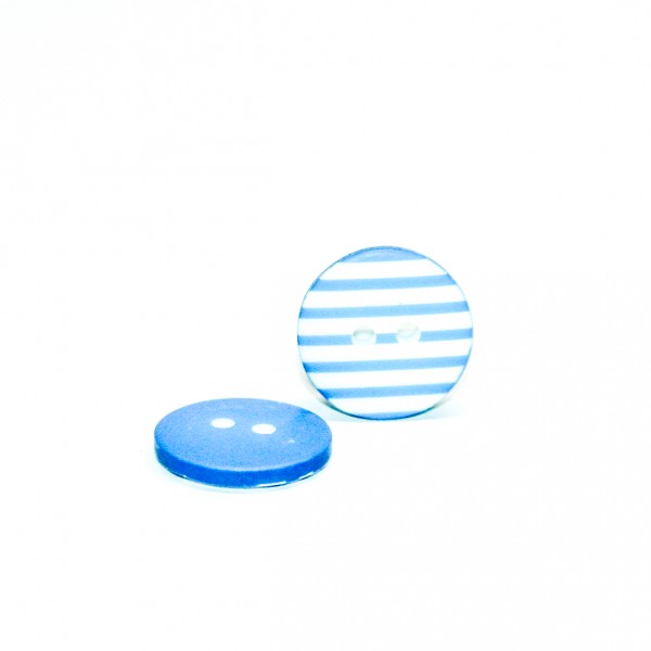 2-hul-knap kollektion "Striber" Ø 15 mm