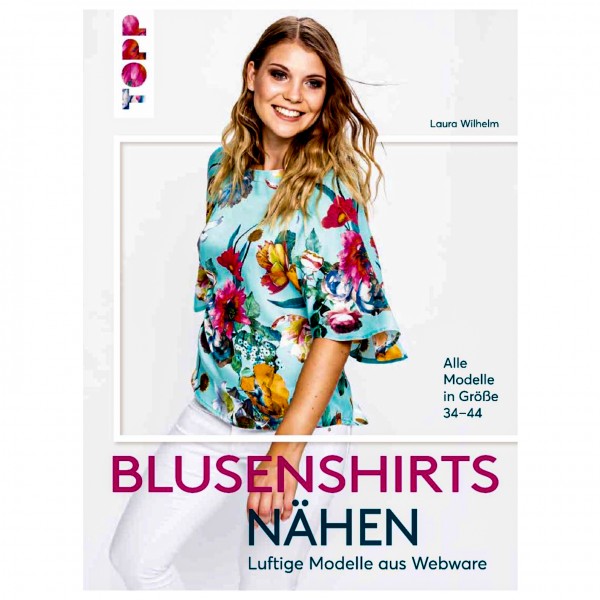 Bog "Blusenshirts nähen - Luftige Modelle aus Webware" str 34 - 44