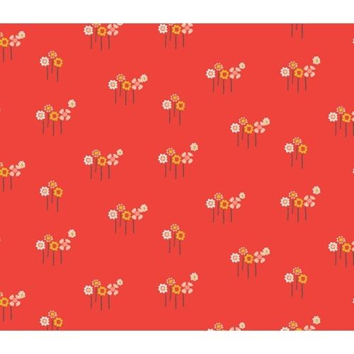 Bomuldsjersey "Daisy Button Buds" fra Art Gallery Fabrics