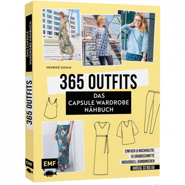 Bog "365 Outfits - Das Capsule Wardrobe Nähbuch" str 32 - 50