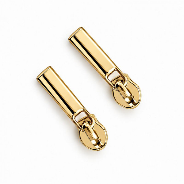 Glider / Skyder til endeløs Lynlås metal guld...