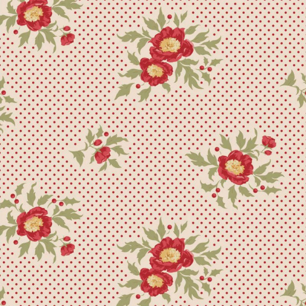 Bomuld "Joy Cream" Tilda's Merry little...