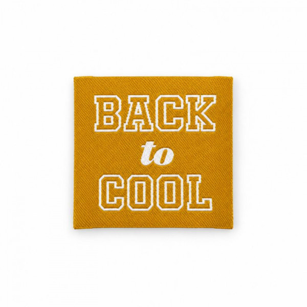 Label "Back to Cool" 35 x 35 mm