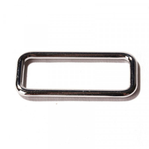 40mm Firkantet ring sølv