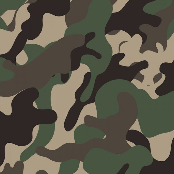 Bomuldsjersey "Camouflage"