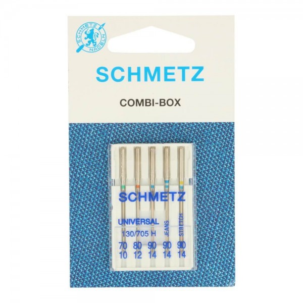 Nål Combi-Box Universal incl.Jeans & Stretch