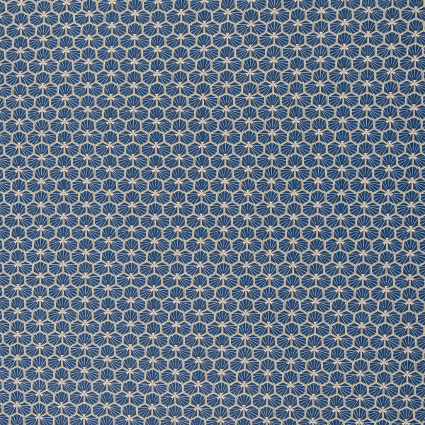 Voksdug "Luna" honeycomb blå
