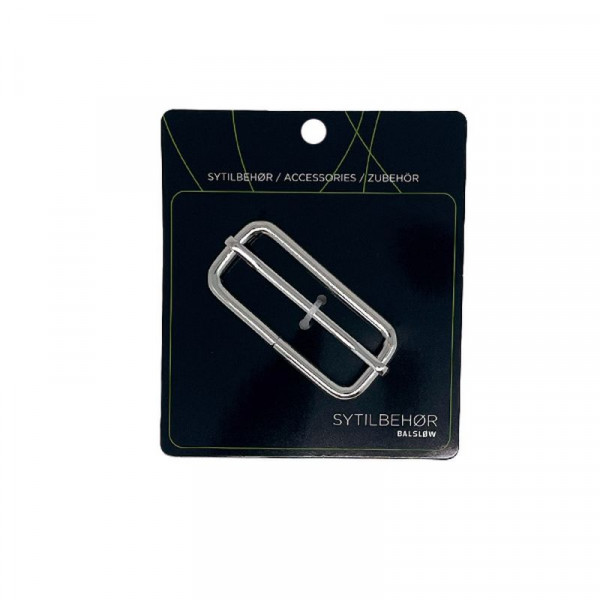 Spænde regulering 50 mm sølv