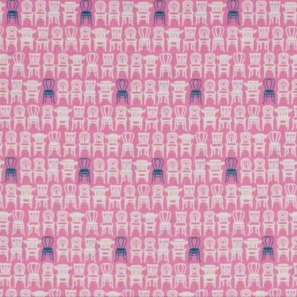 Bomuld "Vienna" Chairs pink