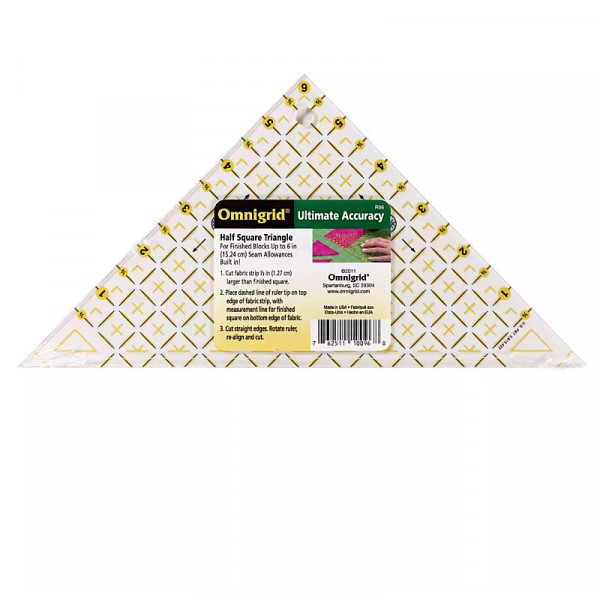 Patchwork Lineal til Half Square Triangle 6 inch