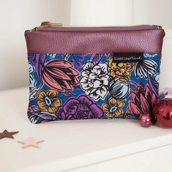 Dekostof "Happy Collection - blomster" vandafvisende