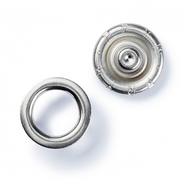 20 Jersey-Druckknöpfe, silber, Ø 10mm von Prym