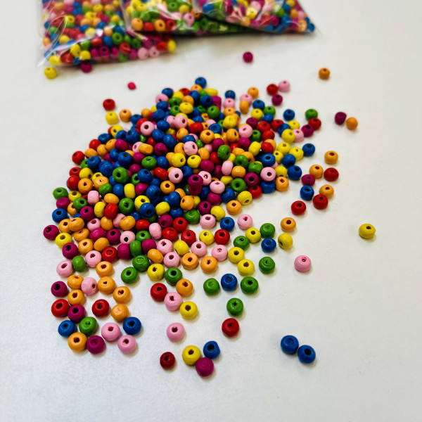 1 lille pose træperler "Lille"