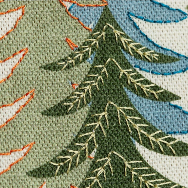 Broderikit "King of the Woods" fra Corinne Lapierre