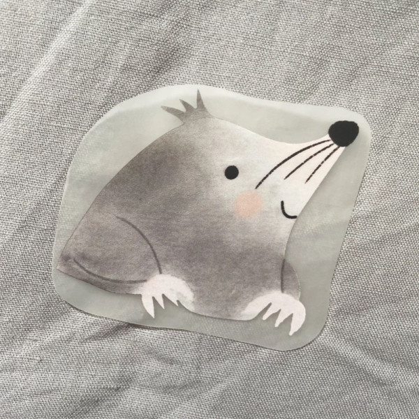Bügelbild "Maulwurf"