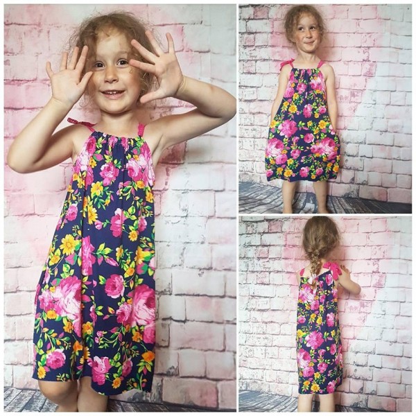 Snitmønster til børn "Summer Romper / Dress" str 62 - 164